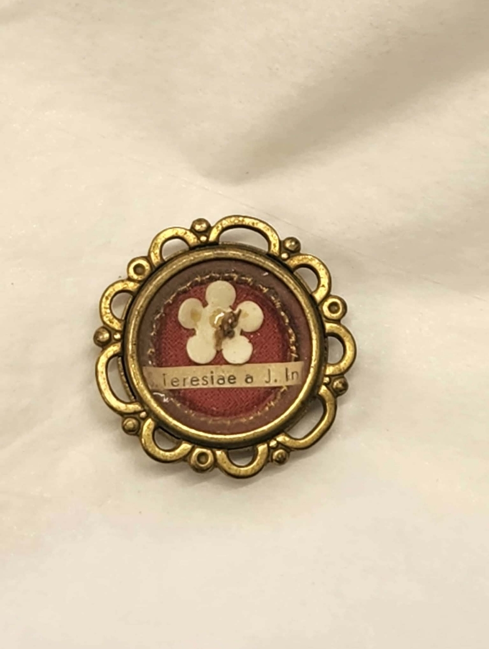 ST. Theresa Child Of Jesus Catholic Relic Reliquary